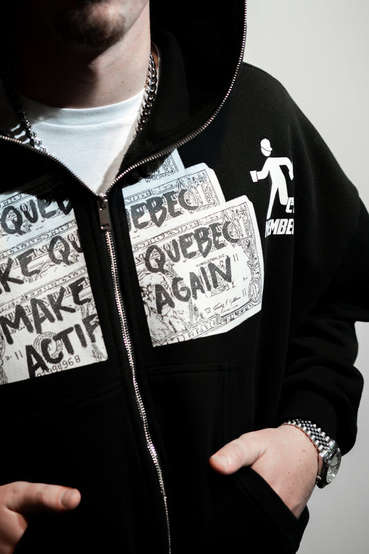Make Québec Actif Again Full-Zip Hoodie